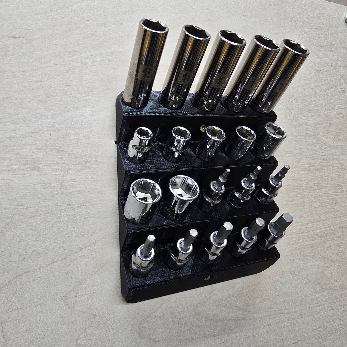 Wall Mount 3/8" Socket Rack