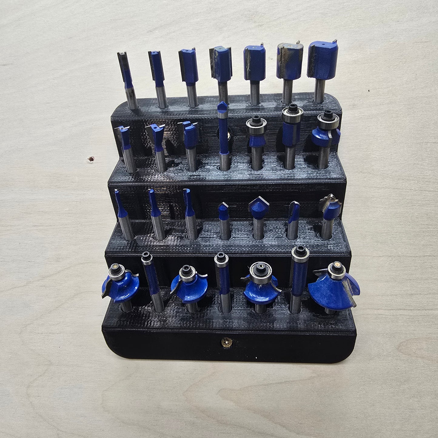 Wall Mount Router Bit Rack