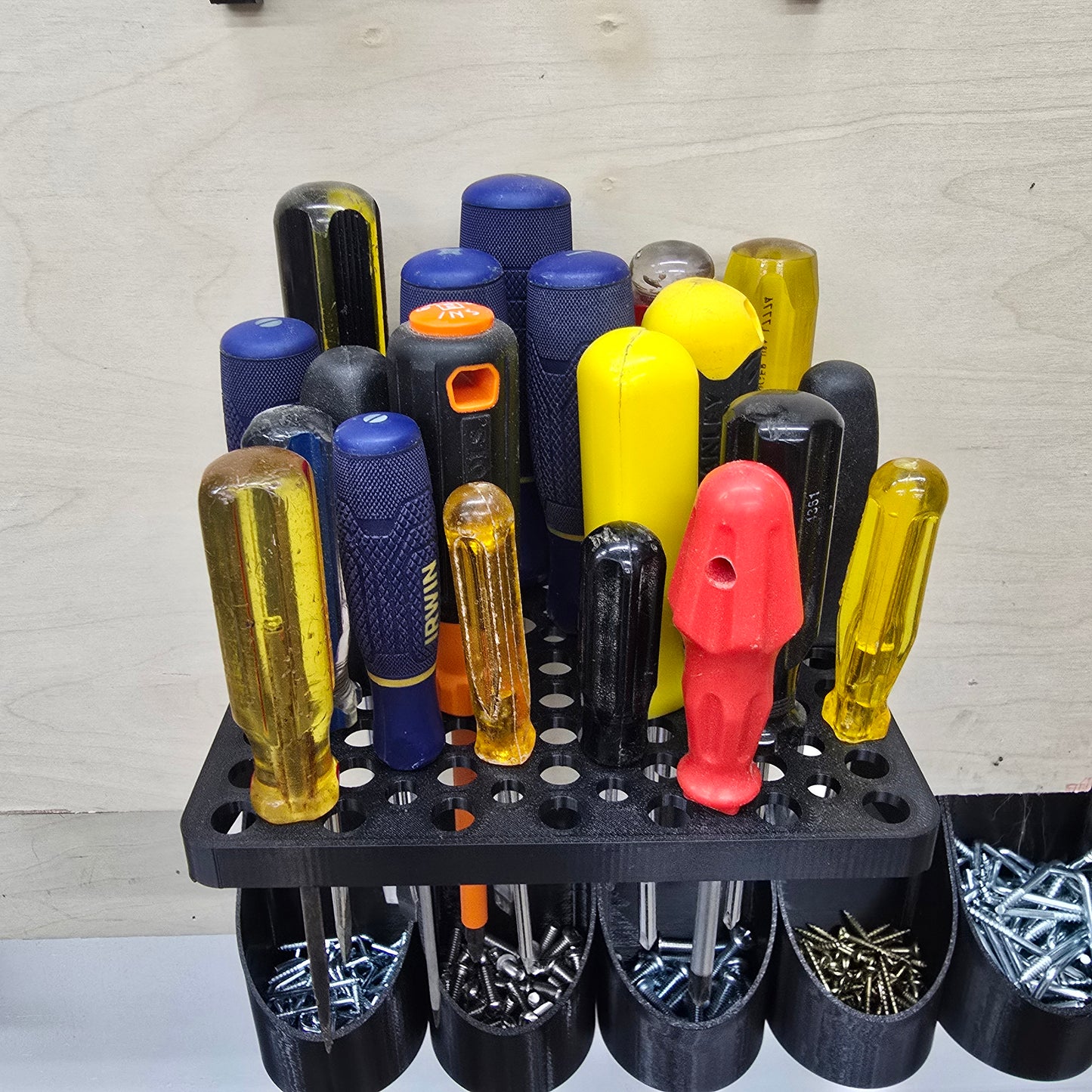 Wall Mount Screwdriver Rack