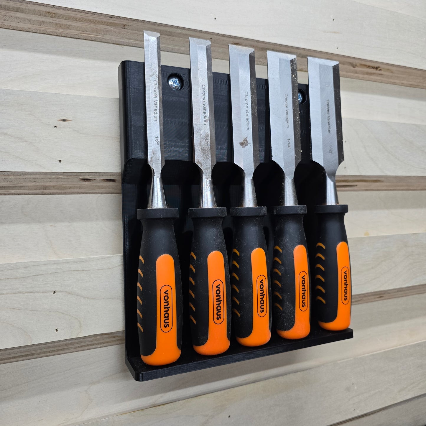 French Cleat Magnetic Chisel Rack