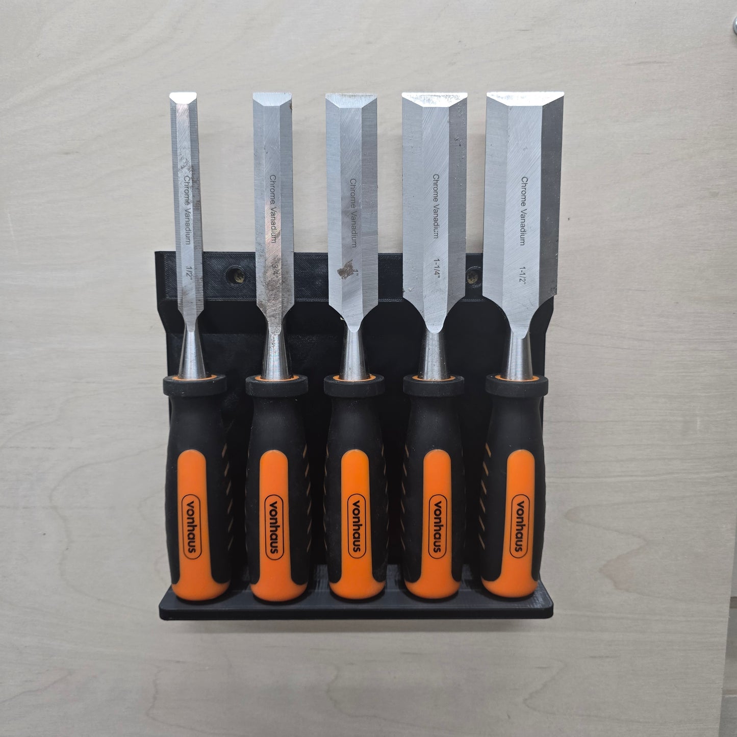 Wall Mount Magnetic Chisel Rack