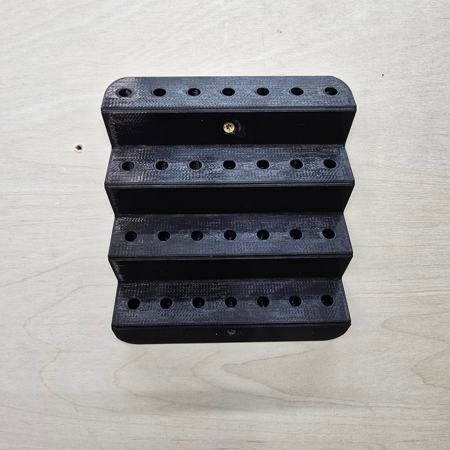 Wall Mount Tiered Bit Rack