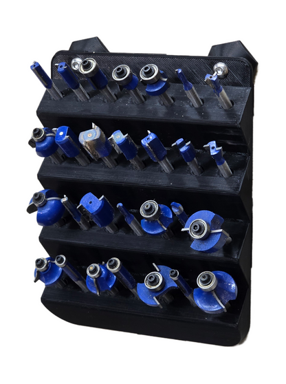 French Cleat Router Bit Rack included in the Woodworker's Cleat Pack