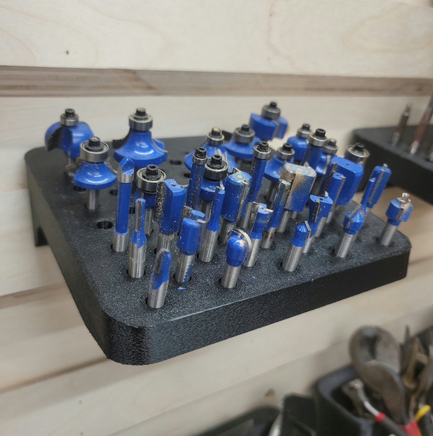 French Cleat Bit Rack