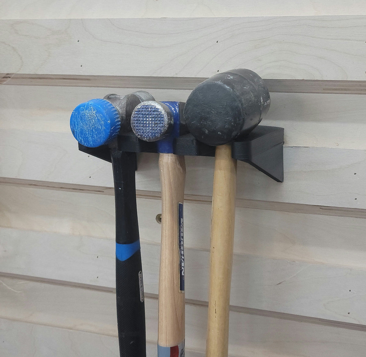 French Cleat Hammer Rack included in the Woodworker's Cleat Pack