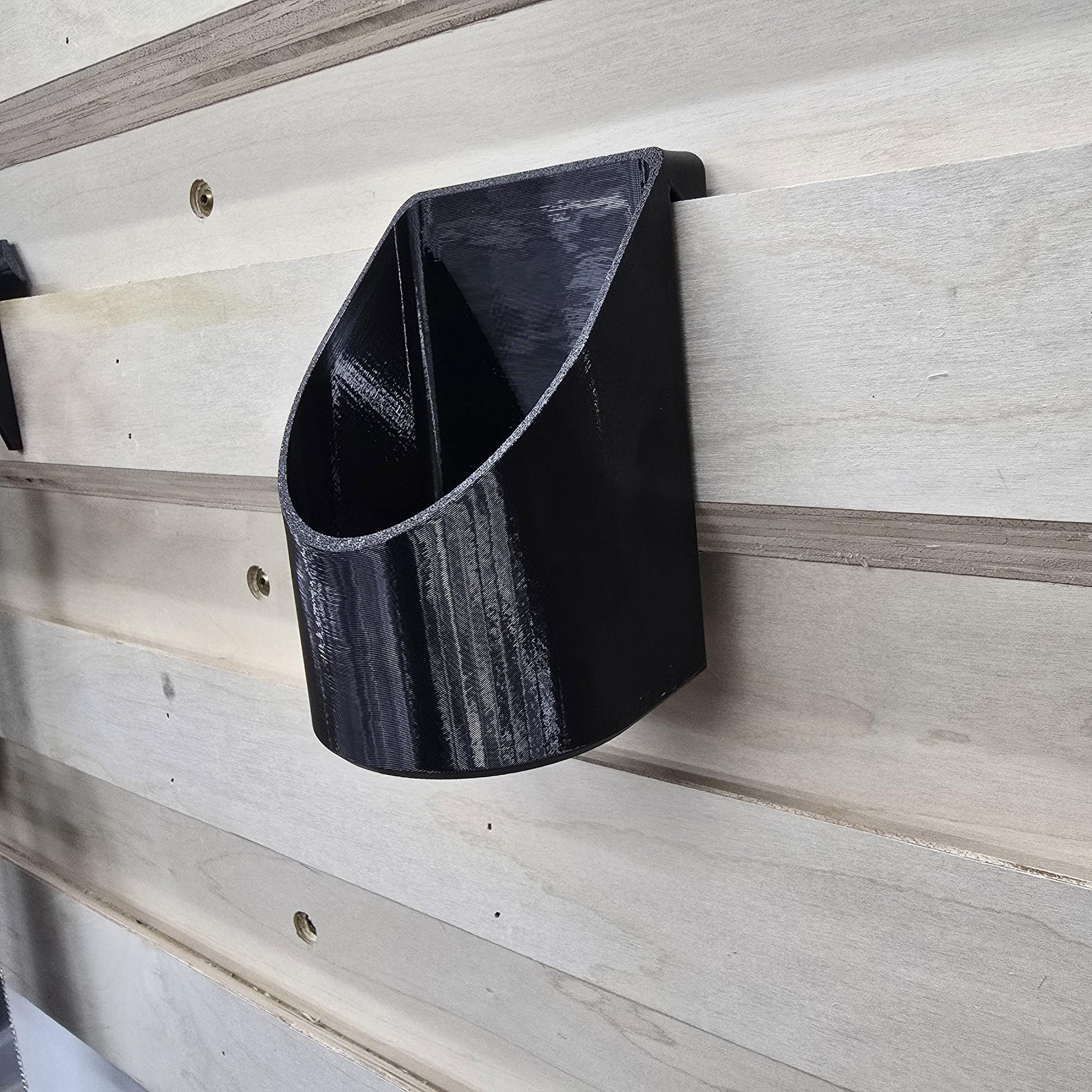 French Cleat Hardware Bin close-up – open bin detail for easy hardware access