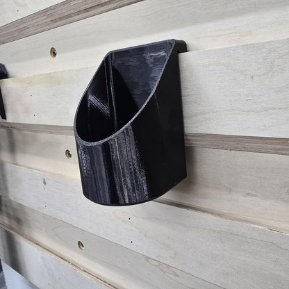 French Cleat Hardware Bin close-up – open bin detail for easy hardware access
