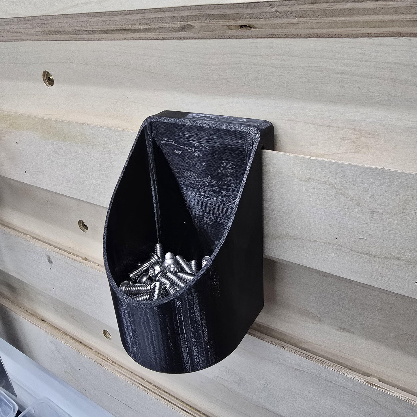 French Cleat Hardware Bins multiple – side-by-side expandable storage system