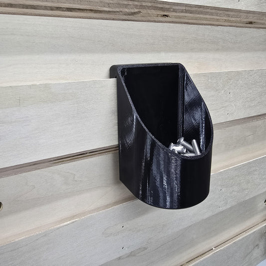 French Cleat Hardware Bin by RhinoFrame – open-front screw and fastener bin for french cleat wall