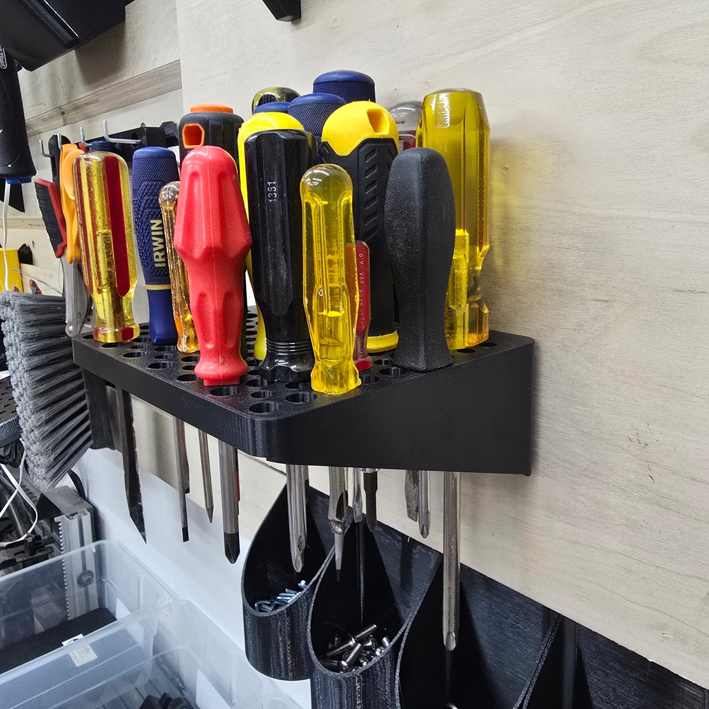 Wall Mount Screwdriver Rack