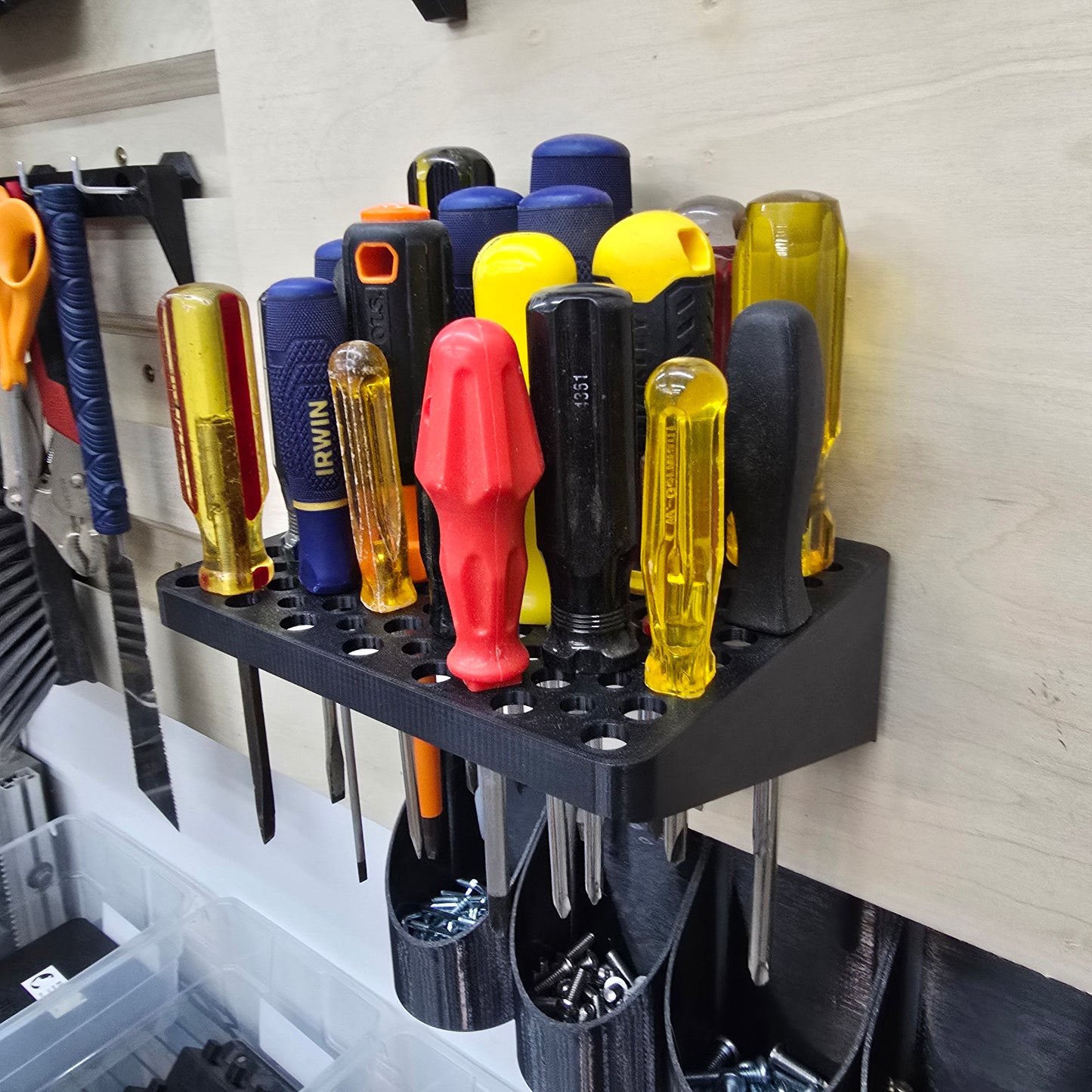 Wall Mount Screwdriver Rack