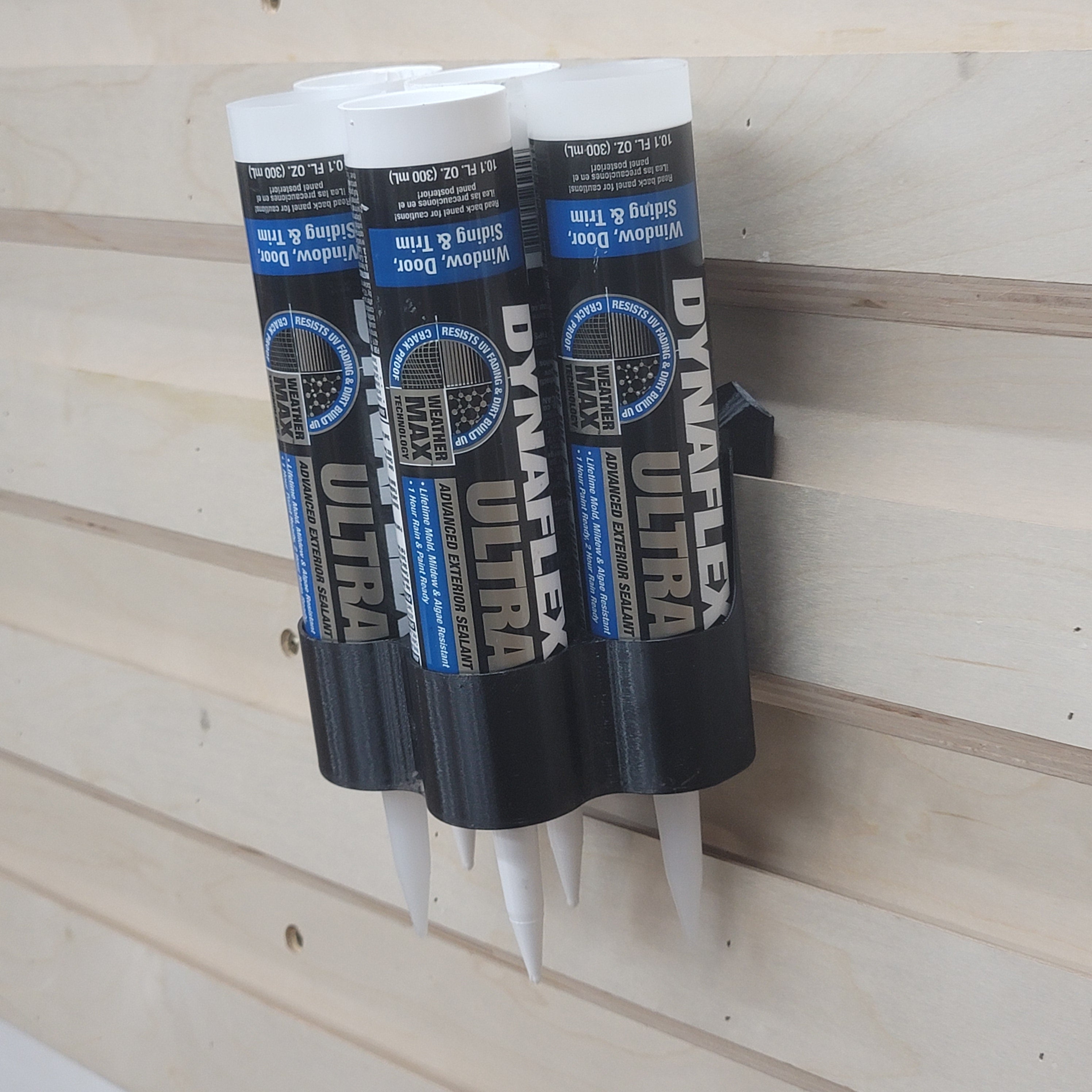 Caulking Tube Display Racking French Cleat Caulk Tube Rack | RhinoFrame