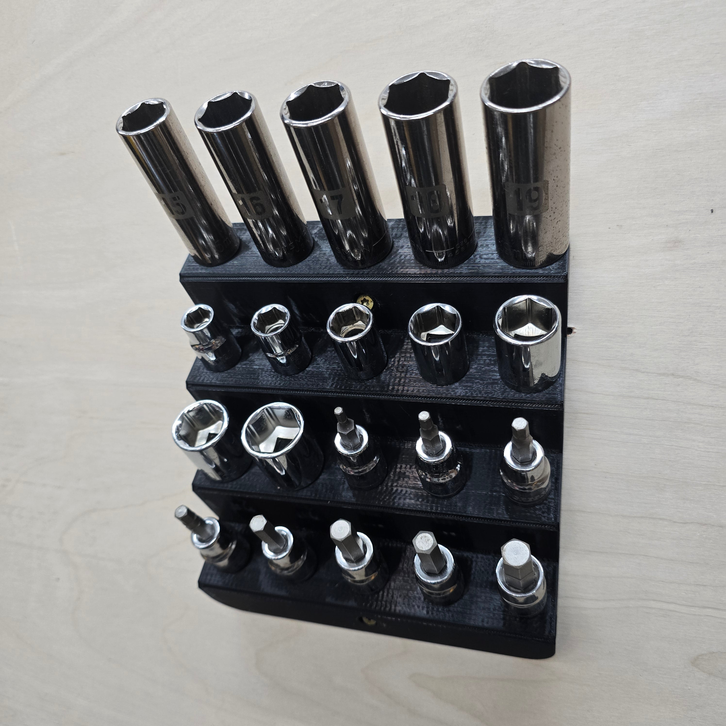 Deep Socket Hanging Rack Wall Mount 3/8