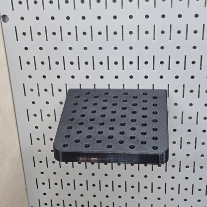 Pegboard Bit Rack in use – garage pegboard driver bit organization by RhinoFrame
