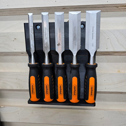 French Cleat Magnetic Chisel Rack included in the Woodworker's Cleat Pack