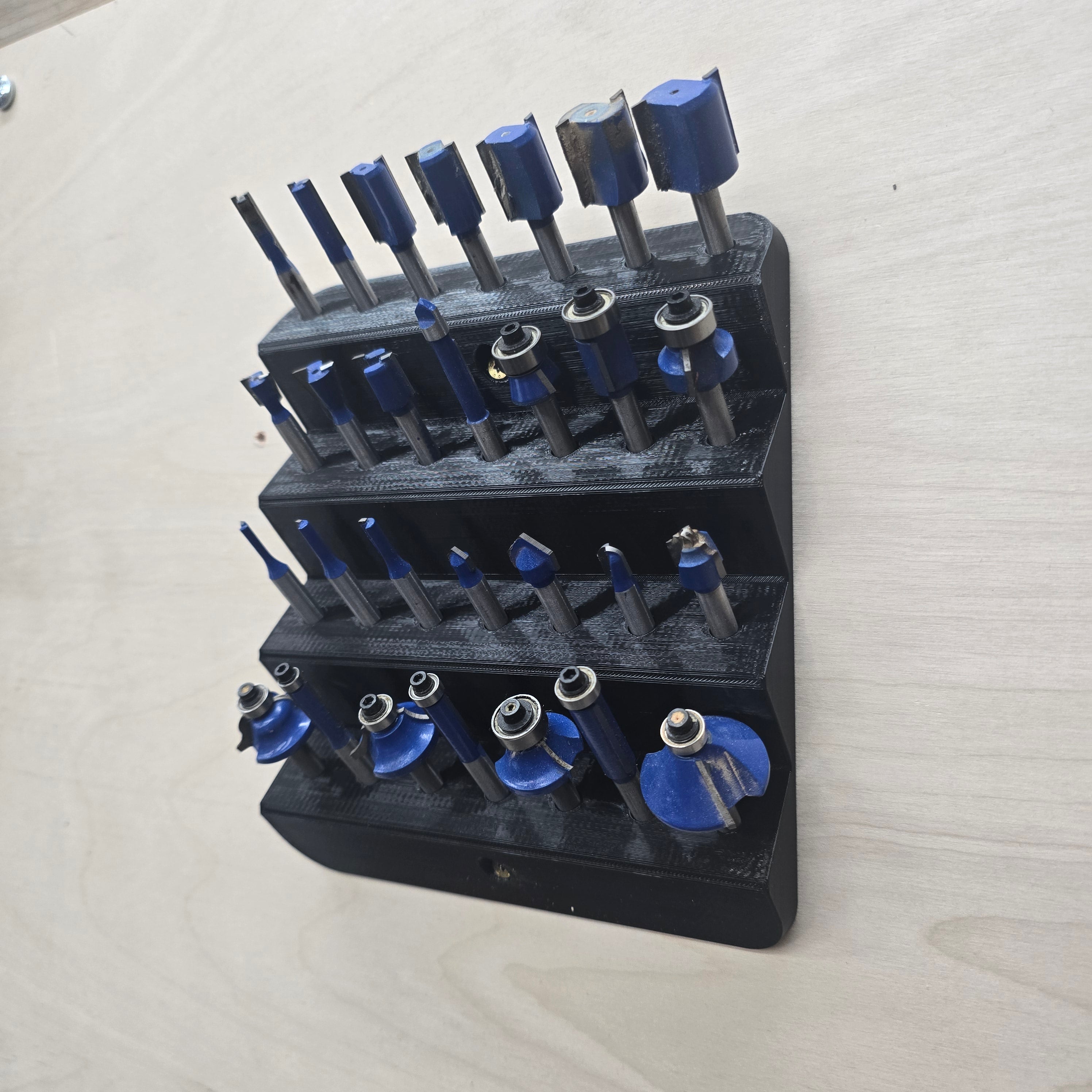 Wall Mount Router Bit Rack – RhinoFrame